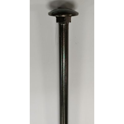 Bullone mm 6 x120 testa tonda quadro sotto testa nero