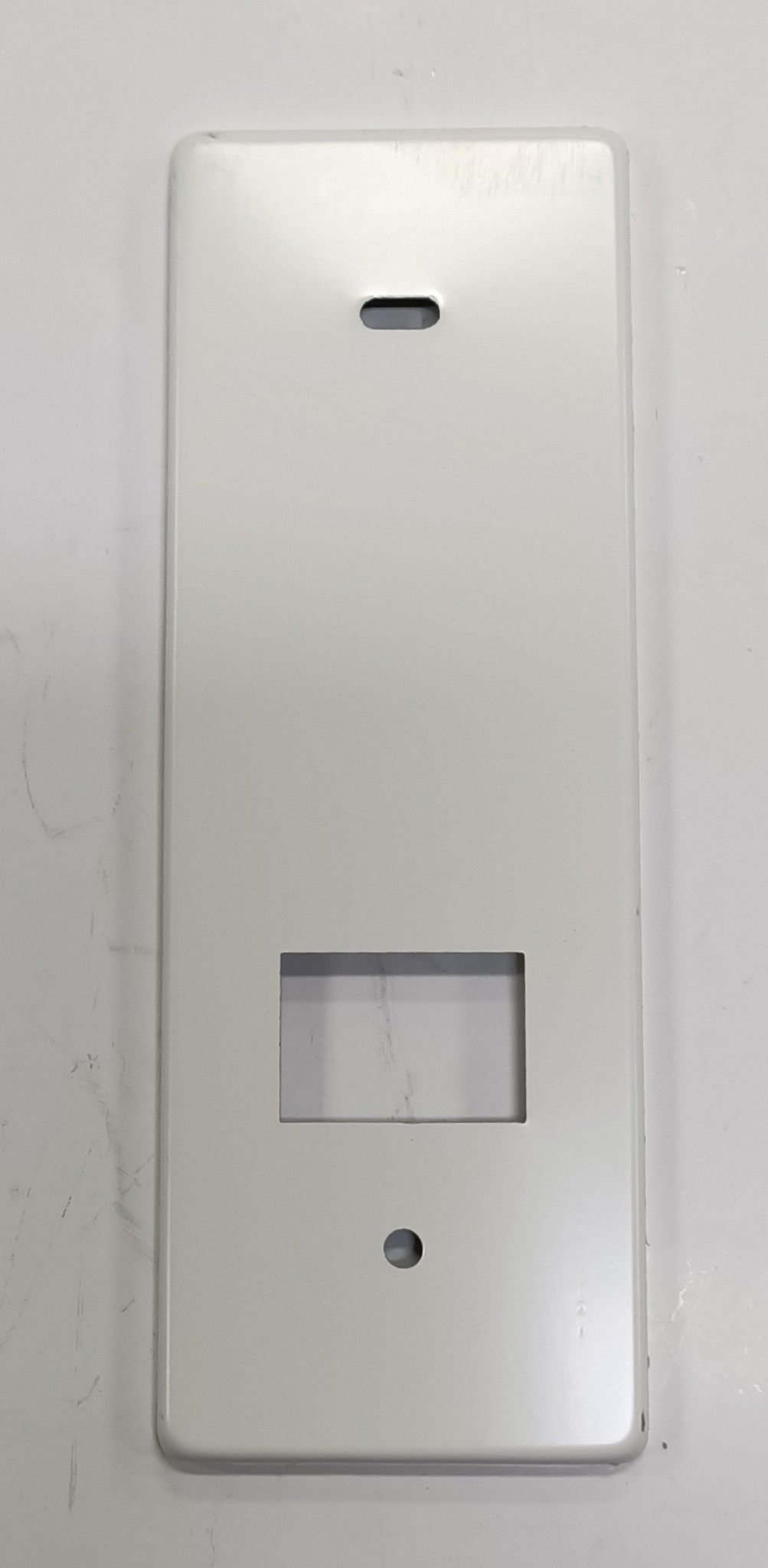 Placca per avvolgitore STARPIU' interasse mm 114 in alluminio BIANCO