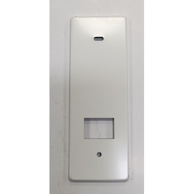 Placca per avvolgitore STARPIU' interasse mm 114 in alluminio BIANCO