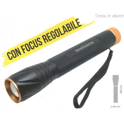 Torcia NEROLED 10w alluminio portatile