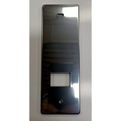 Placca per avvolgitore STARPIU' interasse mm 128 in acciaio INOX