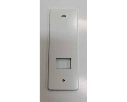 Placca per avvolgitore STARPIU' interasse mm 128 in alluminio BIANCO