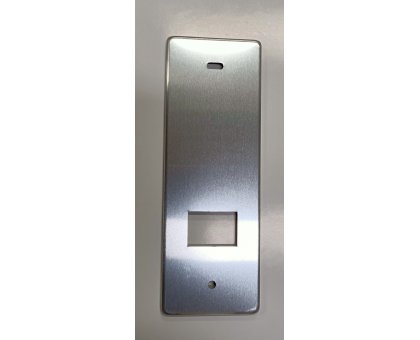 Placca per avvolgitore STARPIU' interasse mm 128 in alluminio ARGENTO