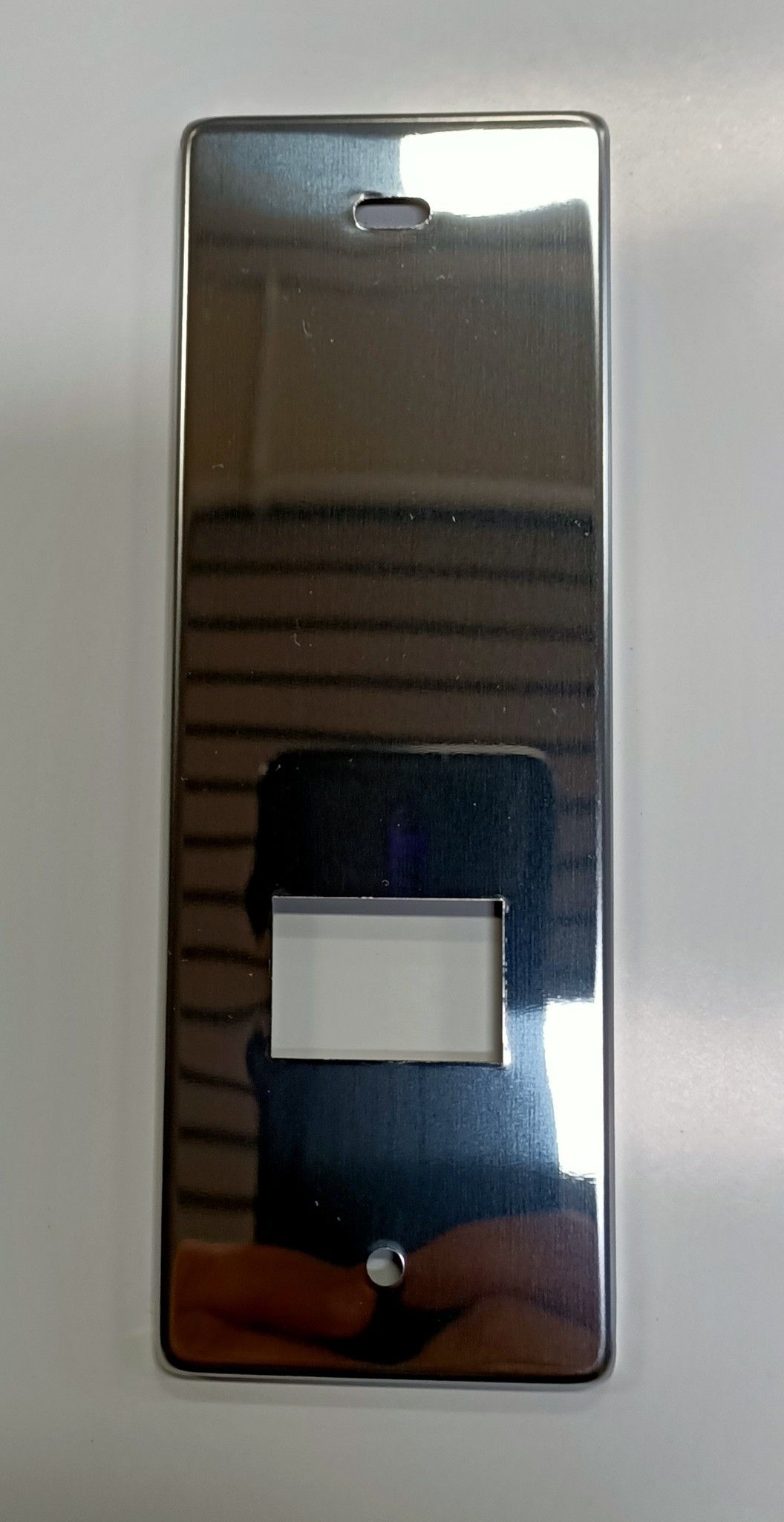 Placca per avvolgitore STARPIU' interasse mm 135 in acciaio INOX