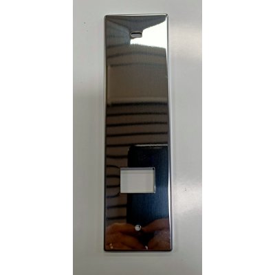 Placca per avvolgitore ZENITH interasse mm 165 in acciaio inox