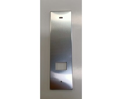 Placca per avvolgitore ZENITH interasse mm 165 in alluminio argento