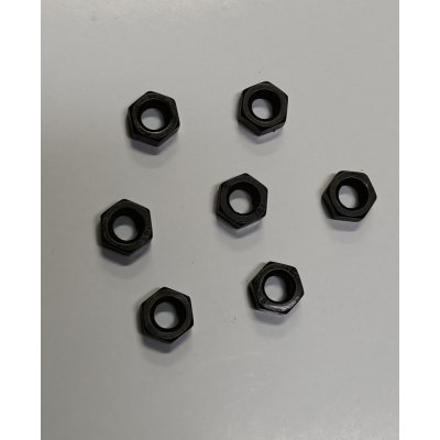 Dado esagonale zincato NERO mm 5