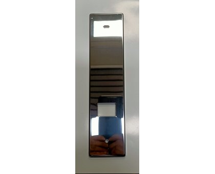 Placca per avvolgitore UNI interasse mm 184 in acciaio INOX