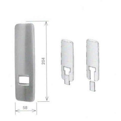 Placca ad incastro VENUS per avvolgitore ZENITH colore MARRONE CHIARO