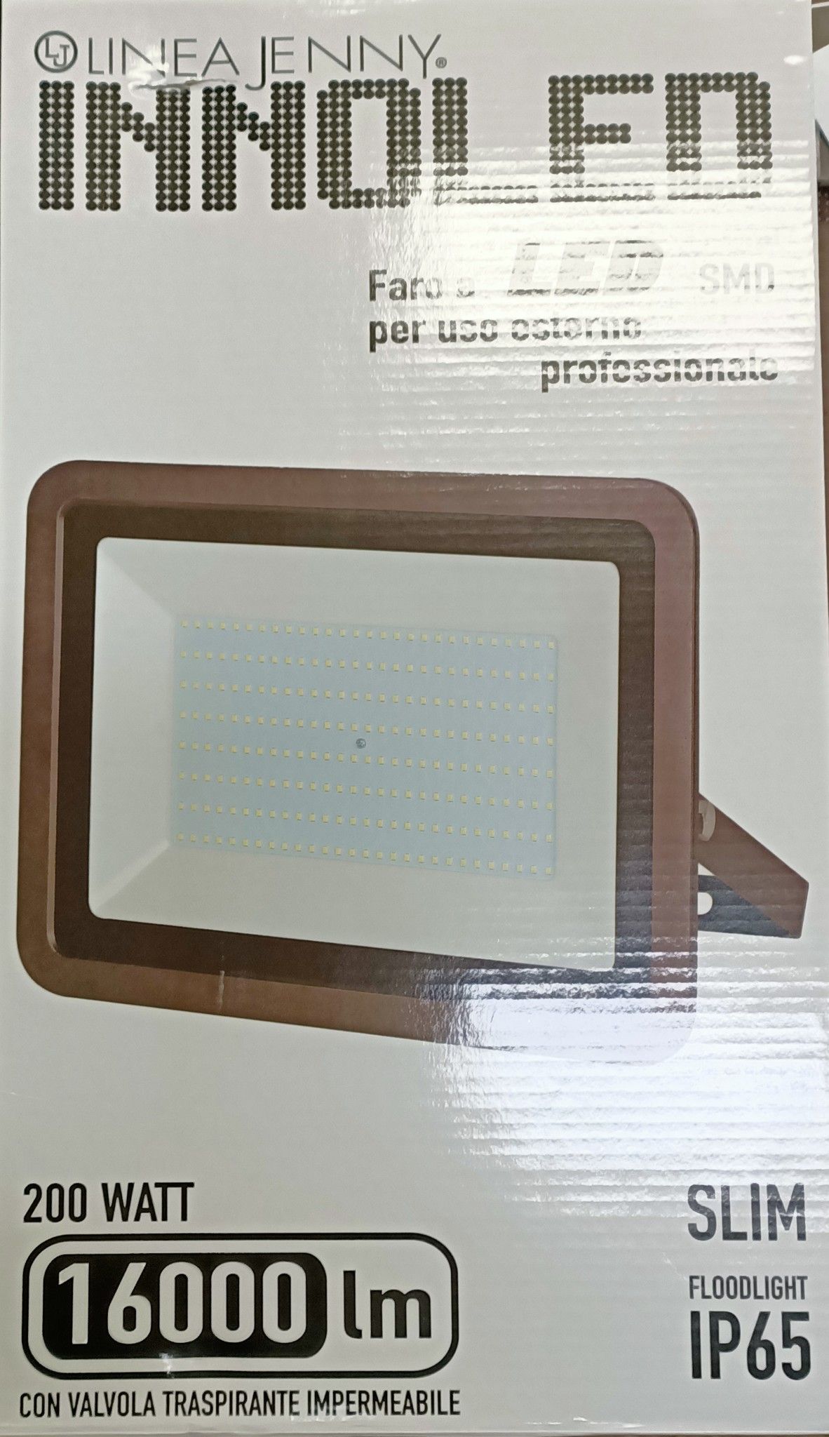 Proiettore LED SLIM 200 w  IP65 6500 K INNOLED