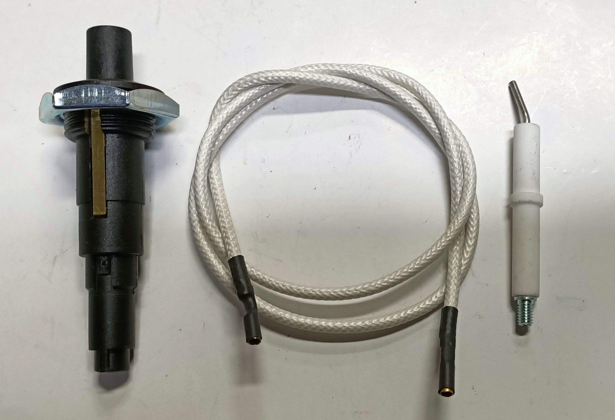 Kit accensione PIEZO con candela e cavetto cm 60