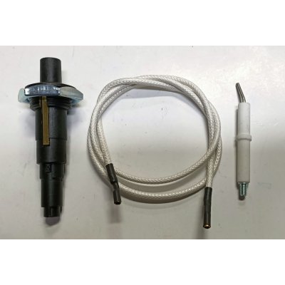 Kit accensione PIEZO con candela e cavetto cm 60