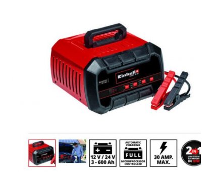 Caricabatteria e Avviatore CE-BC 30 M Einhell 1002275