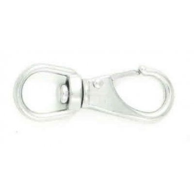 Moschettone girevole INOX A4 con anello grande mm 120x21