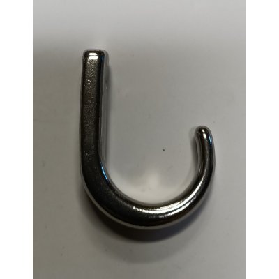 Gancio multiuso INOX A4 ad 1 foro in microfusione mm 40x30x10