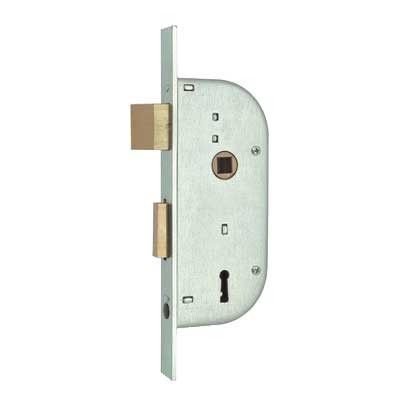 Serratura MG 145324 per cancelli chiave patent scrocco+catenaccio ottone