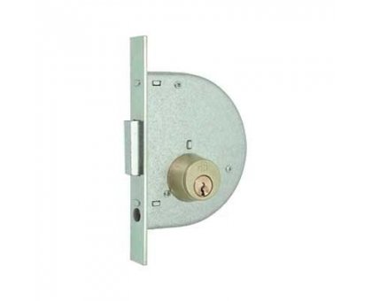 Serratura MG 246350 per cancelli cil. tondo fisso catenaccio acciaio