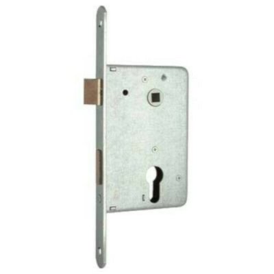 Serratura MG 461500 per portine cil. sagomato scrocco e catenaccio ottone