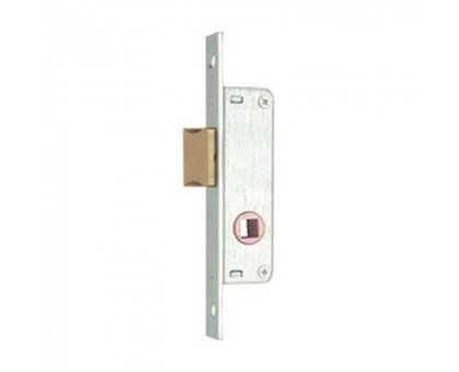 Serratura MG 901141 da infilare per montanti solo scrocco in ottone quadro mm 8
