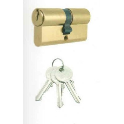 Serratura MG 564600 da infilare a gancio sporgente per cancelli scorrevoli con cilindro sagomato tipo Yale