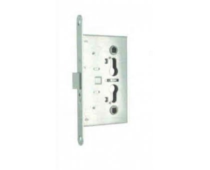 Serratura MG 480654 per porte tagliafuoco con doppio foro per cilindro sagomato Yale