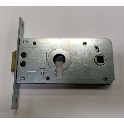 Serratura FASEM 911 a fascia solo scrocco una mandata incorporata foro sagomato