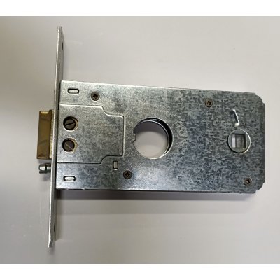 Serratura FASEM 901 a fascia solo scrocco una mandata incorporata foro tondo mm 25