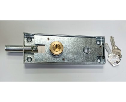 Serratura FASEM 106 a fascia con scrocco tondo d. 13 x 22 mm e cilindro tondo mm 25 reversibile