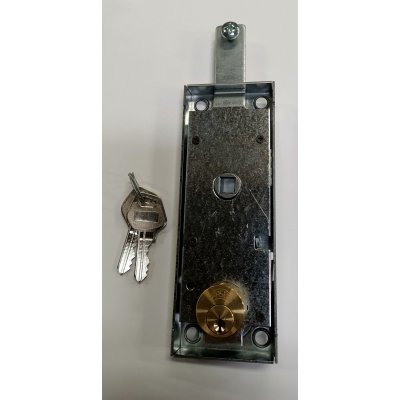 Serratura FASEM 109 cilindro tondo d. 25 x 15 per basculante catenaccio con filetto 6 MA con leva interna