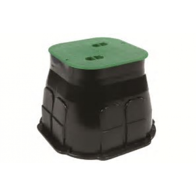 Pozzetto per impianti irrigazione plastica QUADRATO LARGE base mm 400 x 400