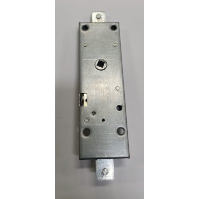 Serratura FASEM 124 per basculante a 2 CHIUSURE con leva interna cilindro tondo d. 25 x 15