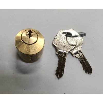 Cilindro tondo ricambio per serrature FASEM 109 da basculante mm 25 x 15