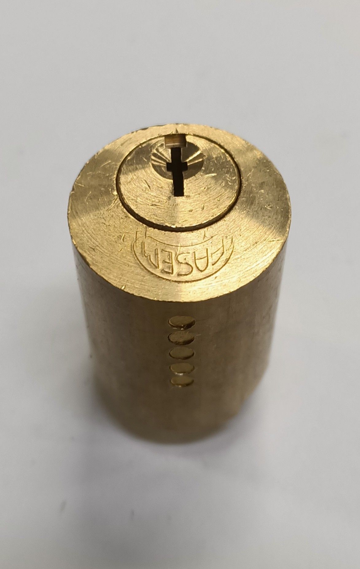 Cilindro tondo ricambio per serrature FASEM 109 da basculante mm 25 x 30