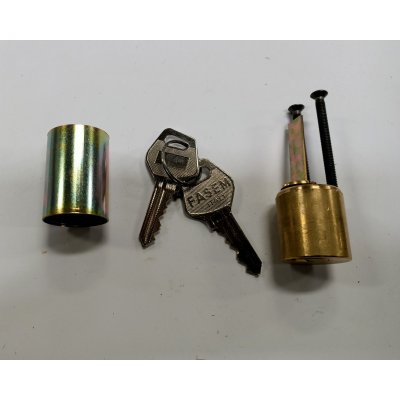 Cilindro tondo ricambio per serrature FASEM 109 da basculante mm 25 x 60