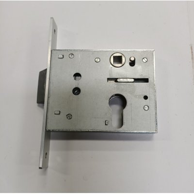 Serratura PREFER 5511 a fascia solo scrocco una mandata incorporata foro sagomato tipo Yale