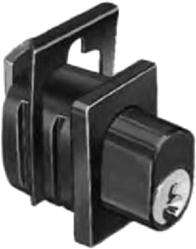 Serratura PREFER 2300 a pulsante per antine scorrevoli montaggio a forcella