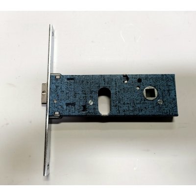 Serratura OMEC 390 a fascia da infilare foro per cilindro ovale e. 60 mm