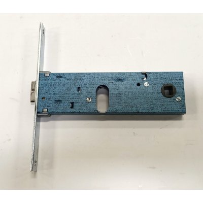 Serratura OMEC 790 a fascia da infilare foro per cilindro ovale e. 70 mm