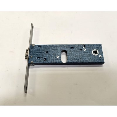 Serratura OMEC 890 a fascia da infilare foro per cilindro ovale e. 70 mm