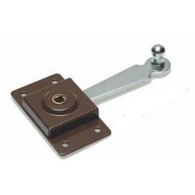 Saliscendi / Saltarello a scatola senza maniglia in ferro verniciato con incontro