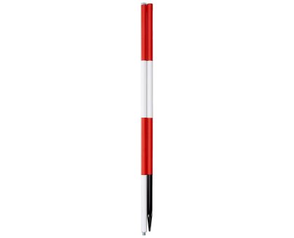 Palina bianca/rossa in ferro plasticato 2 pezzi x cm 80 METRICA
