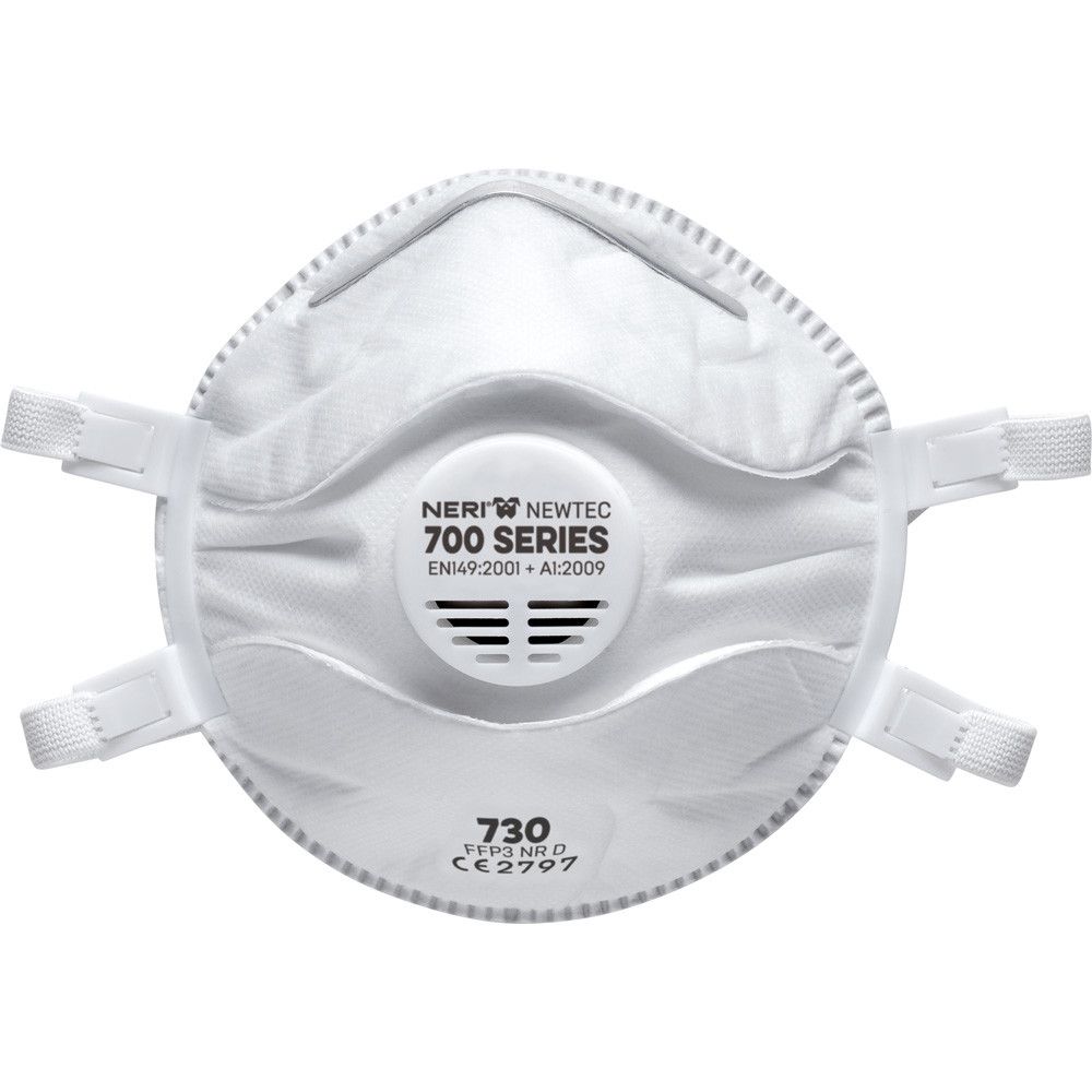 Mascherina in tessuto non tessuto FFP3 con valvola NEWTEC 730
