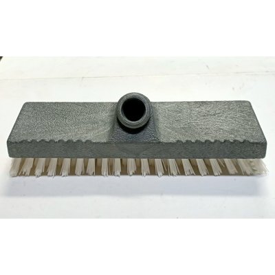 Spazzola con setole nylon per pavimenti a fili h. mm 25 supporto plastica con attacco a vite
