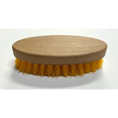 Spazzola per lavandaia setole nylon supporto legno ovale mm 155 x 60
