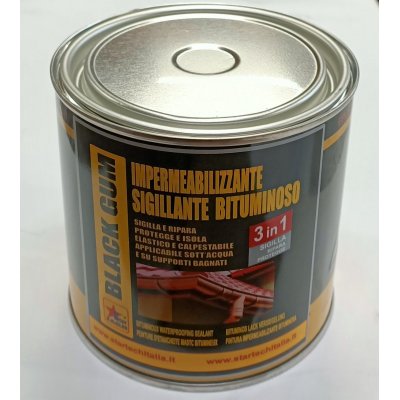Guaina sigillante impermeabilizzante BLACK GUM ml 750 STAR TECH