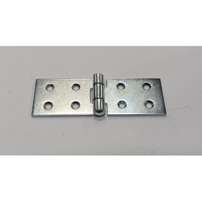 Cerniera pesante con fori mm 120 x 40 x 3 in ferro zincato