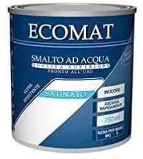Smalto ad acqua BIANCO SATINATO 750 ml ECOMAT AREA 51