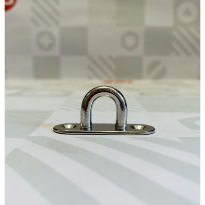 Piastra con anello INOX 5 mm