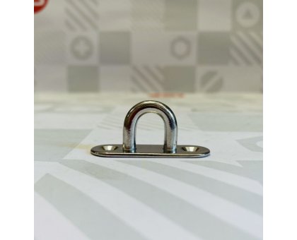 Piastra con anello INOX 5 mm