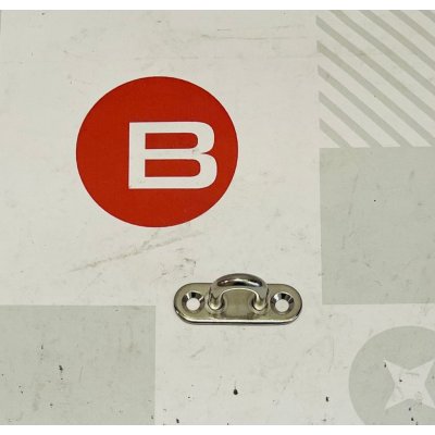 Piastra con anello INOX 5 mm